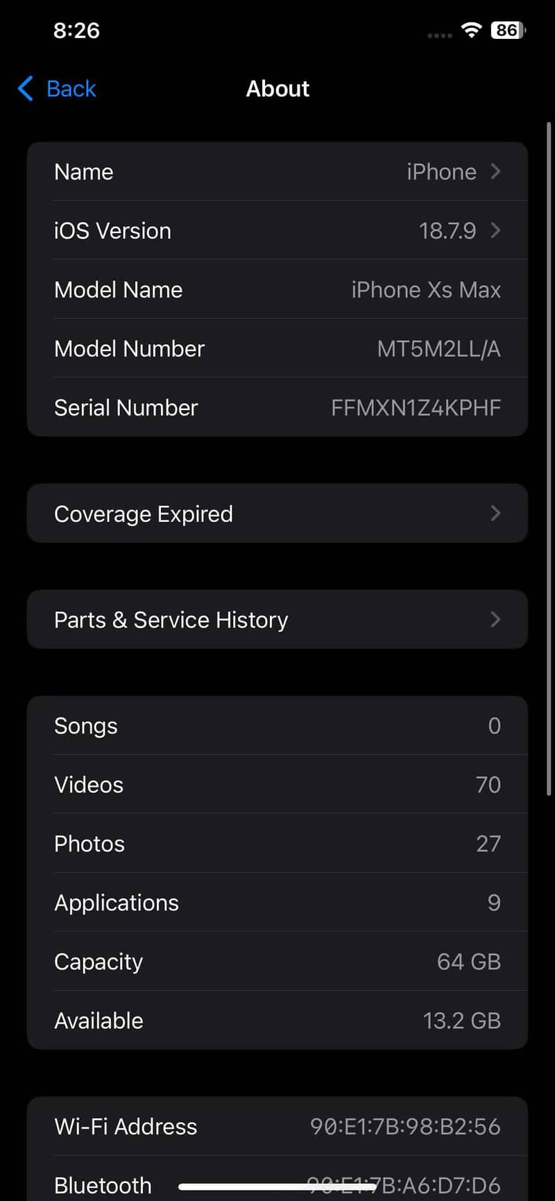 Apple iPhone XS Max 2