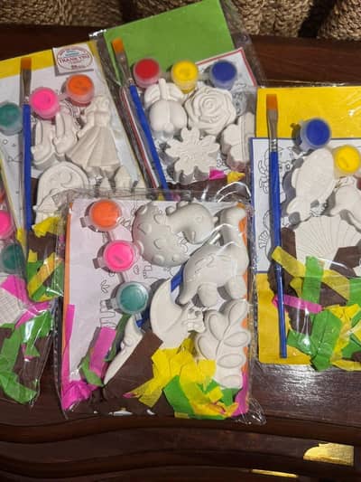 Buy 5 get 1 free. . . . . Handmade Plaster Kits and Creative Fun for Kids