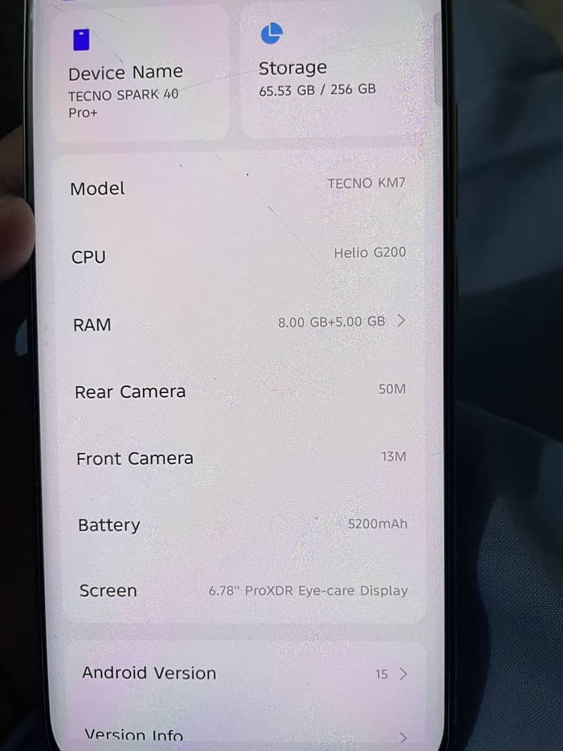 Tecno spark 40 pro plus 1