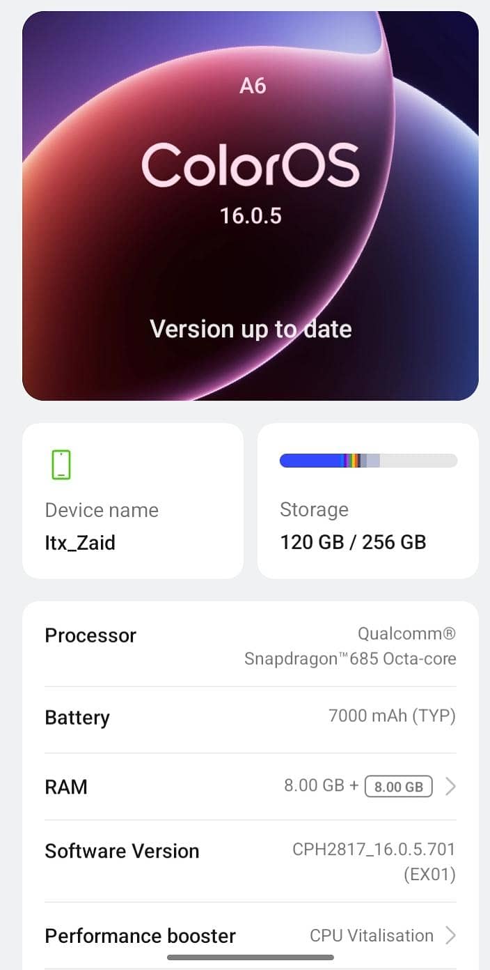 Oppo A6 0