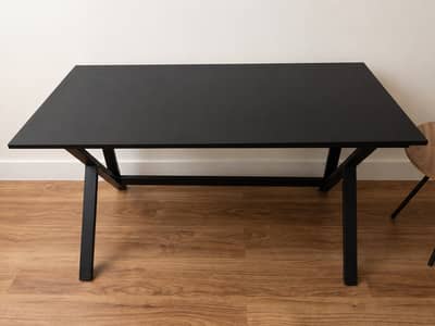 Modern K-Shape Computer Table | Matt Finishing