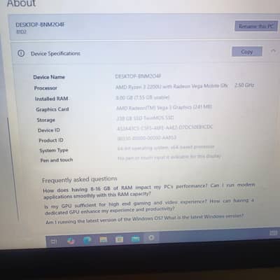Lenovo laptop for sale