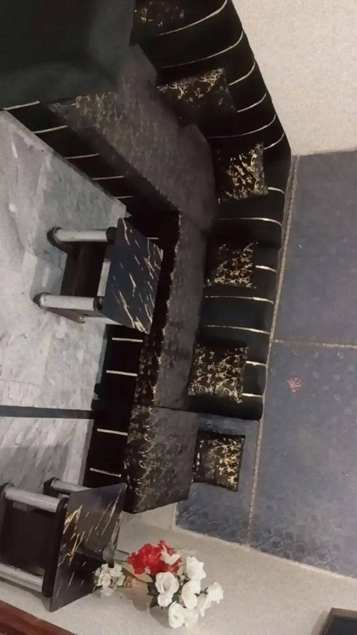 new sofa set l shaped  with table 4