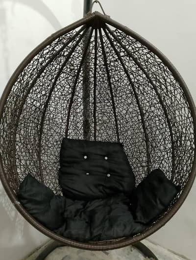 Hanging Egg Chair / Swing Chair For Urgent  Sale now .