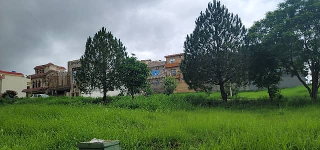 12 Marla Boulevard Corner Park Facing, Level And Solid Land Plot For Sale. Dem 2.60 Cr