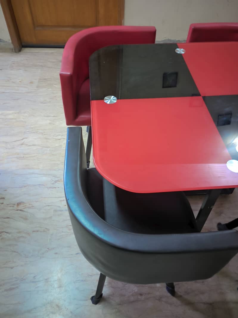 Dining Table Set – 4 Chairs 5