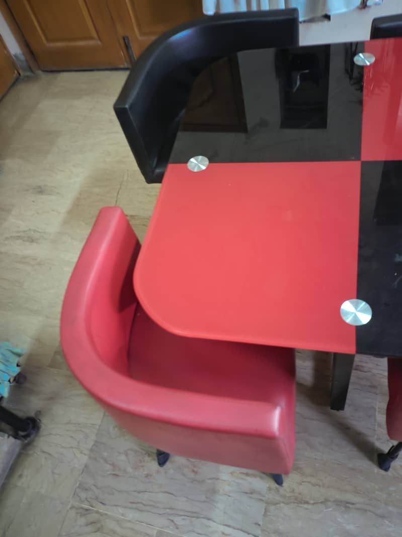 Dining Table Set – 4 Chairs 6