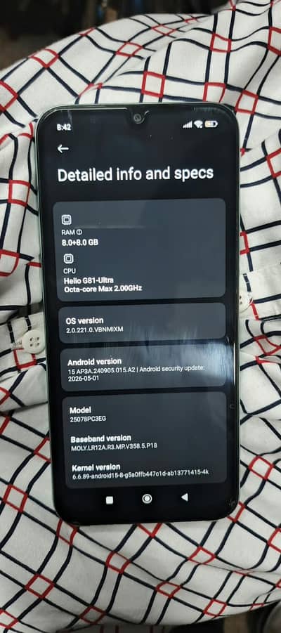 Xiaomi c85 gaming device just box open only serious buyer(03485404269)