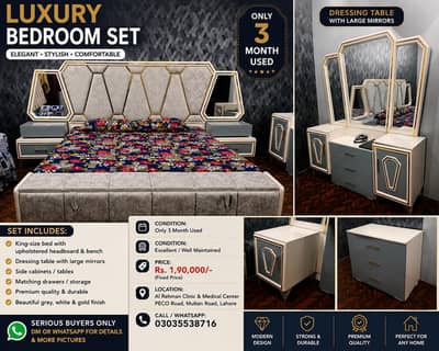  Luxury Bedroom Furniture Set for Sale 