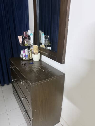 dressing table and media rack
