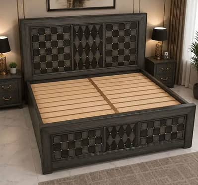 Double bed / bed set / wooden bed / bed / Furniture / king size bed