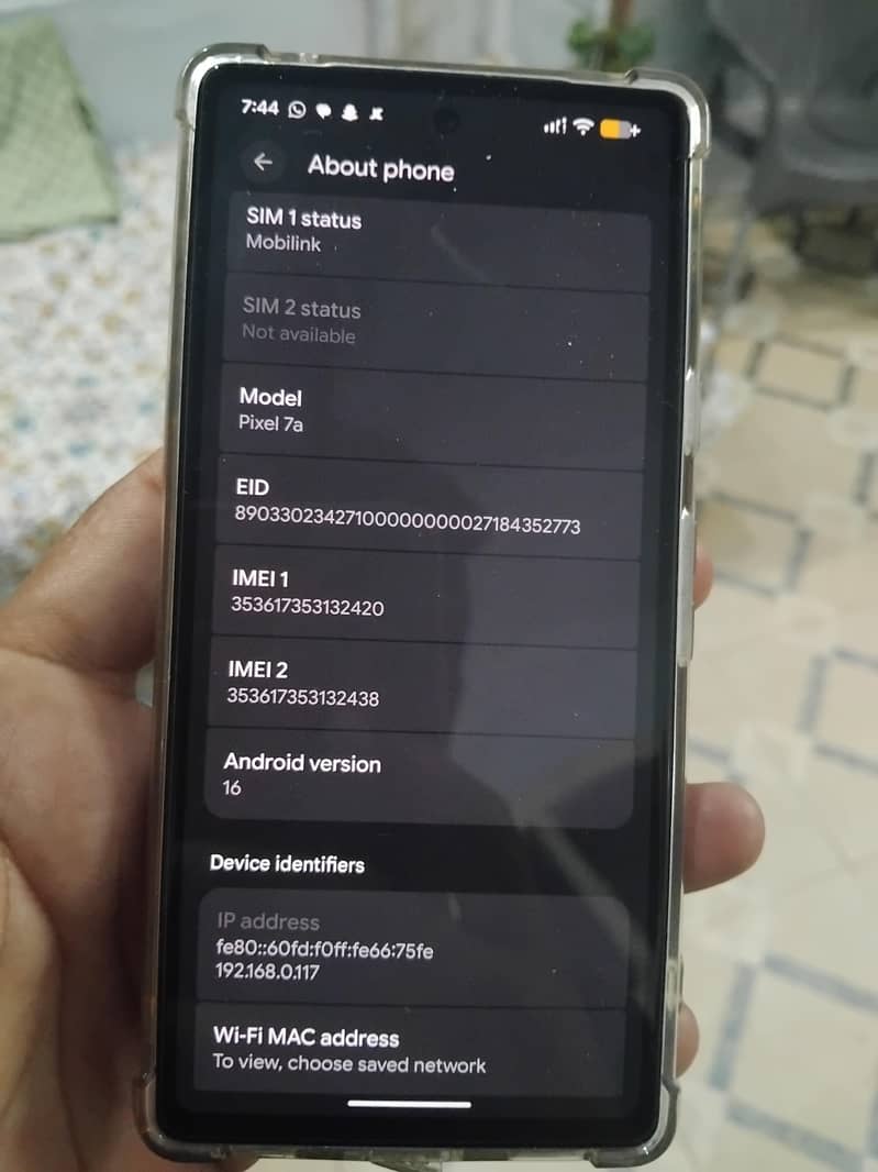Google Pixel 7a 1