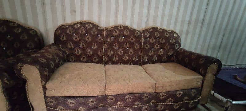 used sofa set 8/10 1