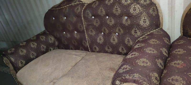 used sofa set 8/10 5