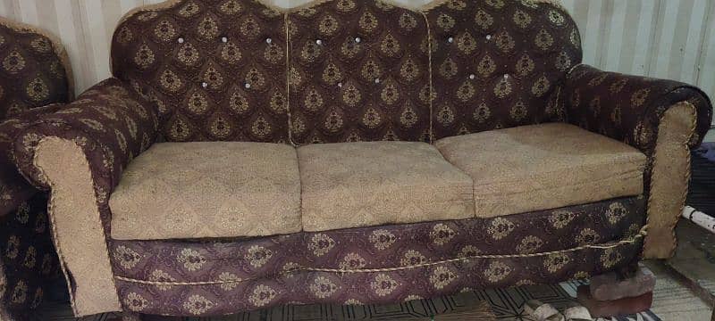 used sofa set 8/10 7