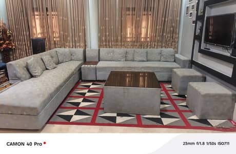 9 seater L shape sofa for sale