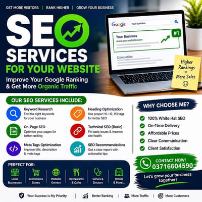 SEO Services for Your Website | Google Ranking & Organic Traffic 