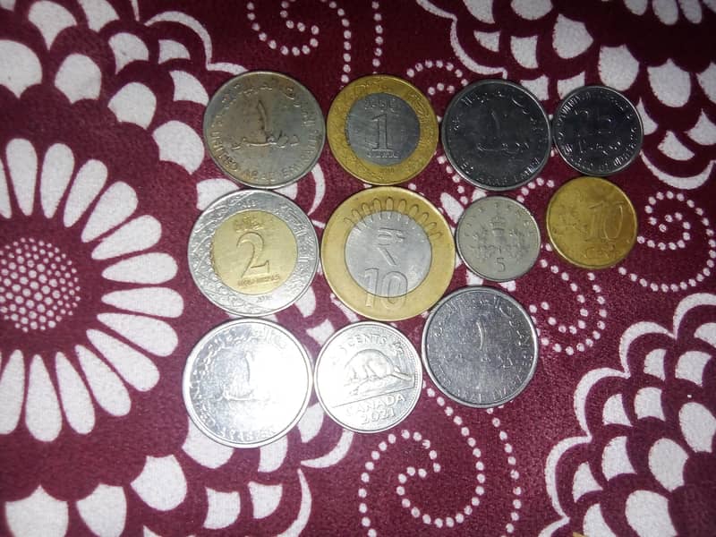 Foreign notes and coins 0