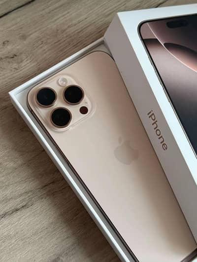 iPhone 16 Pro Max 256GB | Battery 86% | Desert Titanium 3 Months SIM