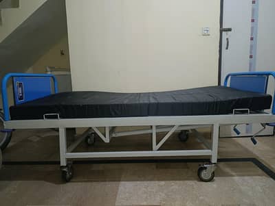 Brand New Manual Medical Patient Bed with Mattress (Used 1 Day Only)