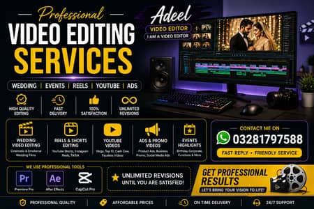 Professional video editing service