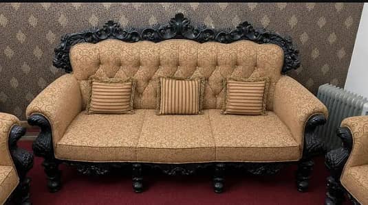 sofe set pure wooden (chinioti)