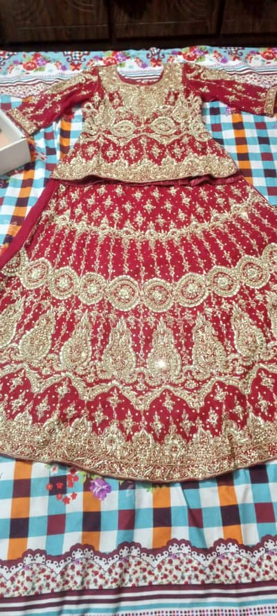 Bridal lahanga with jewelry free