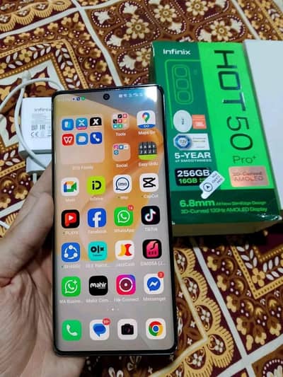 Infinix Hot 50 Pro 16 GB ram 256 GB storage 03257452808/