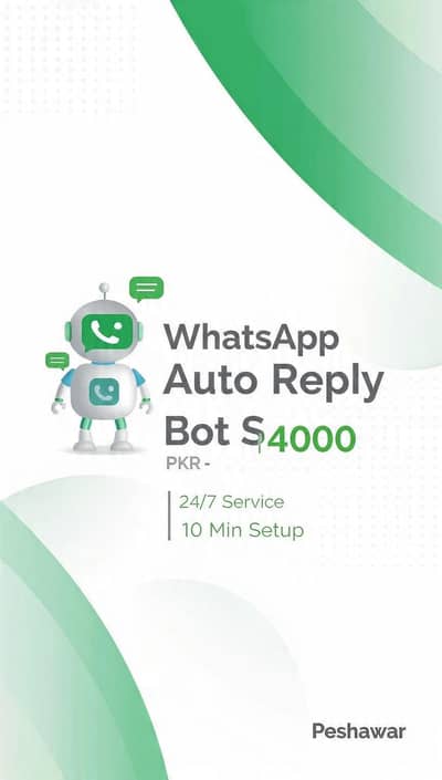 Whatsapp Auto Reply Bot Setup 10-min -PKR-4000