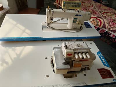 Juki (DDL-8700N) Salai Computerized Machine & Jack (747) Overlock/Piko
