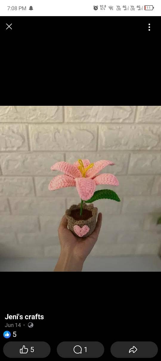 Hand made phool 12