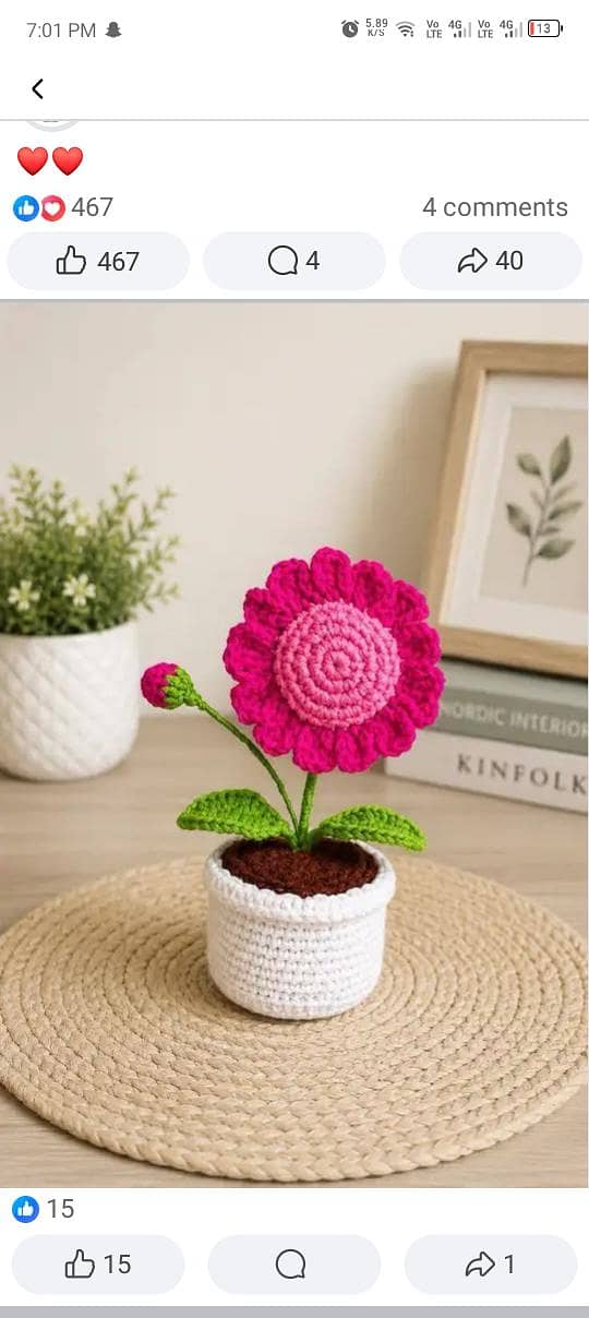 Hand made phool 14