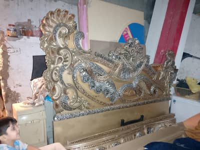 Bed set  peacock design.