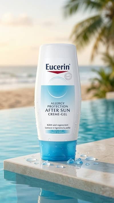 soothing and cooling after sun care for sensitive skin.