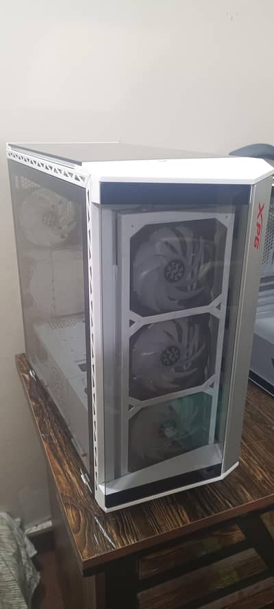 XPG Battlecruiser White ATX Mid Tower PC Gaming Case