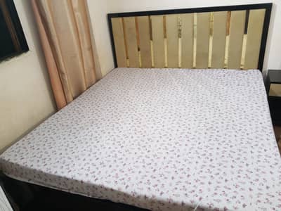 bed and wardrobe