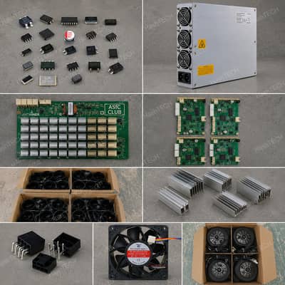 ANTMINER Parts & ASIC MINERS Repairing | PSUs, Fans, Cords, Hashboards