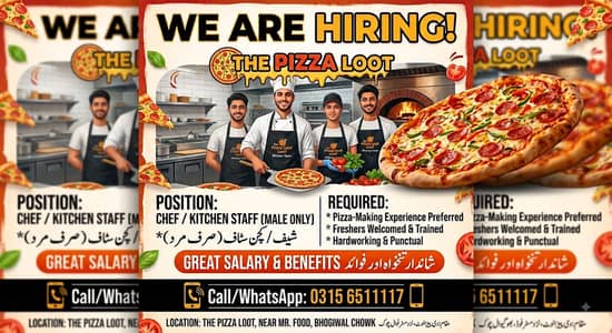 Chef and kitchen helper required