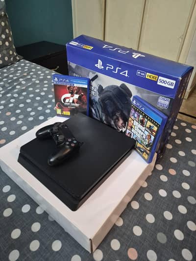 SONY PS4 SLIM *LIKE NEW* 500GB