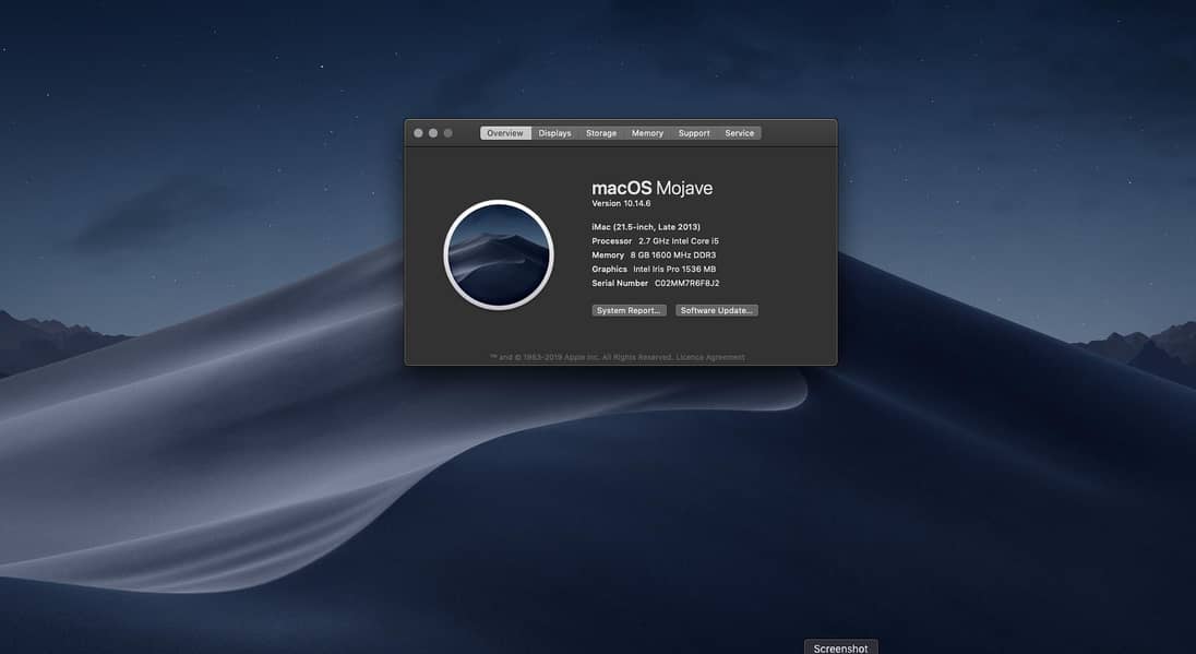 imac model 2013 0
