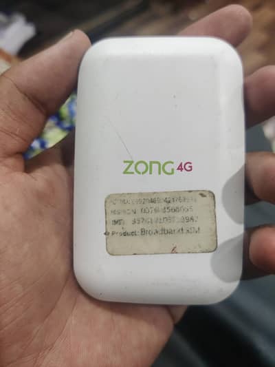 zong 4g WiFi device