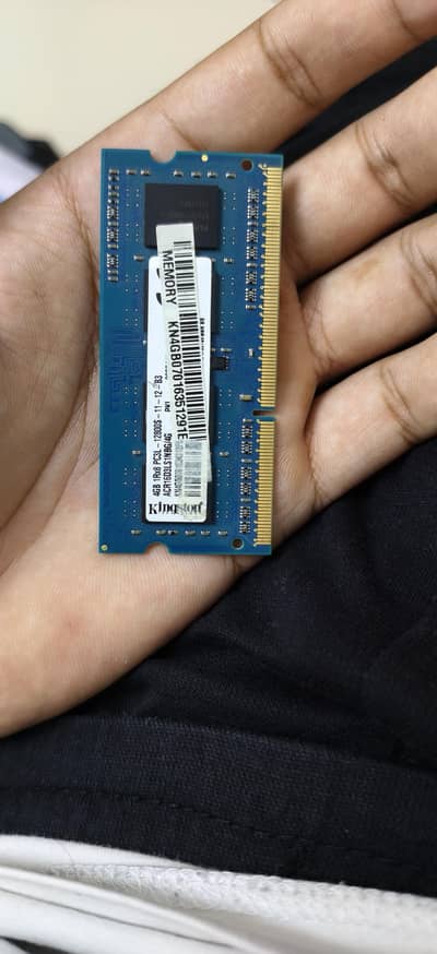 Kingston 4GB DDR3L Laptop RAM | 1600MHz PC3L-12800S