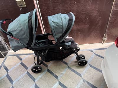Kids stroller double