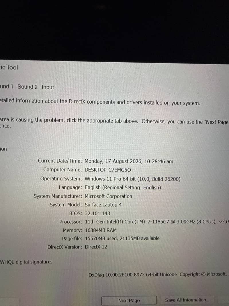 Microsoft Surface 4 —Black 2