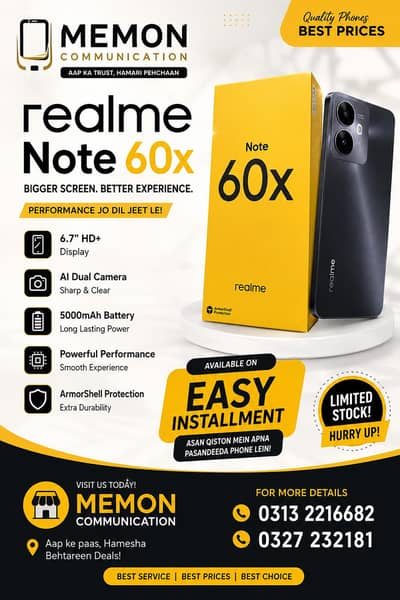 Realme Note 60x