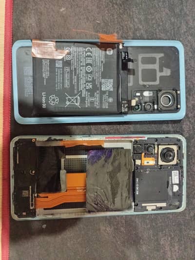 Xiaomi 12T Pro dead motherboard in parts, screen, cameras, frame, back