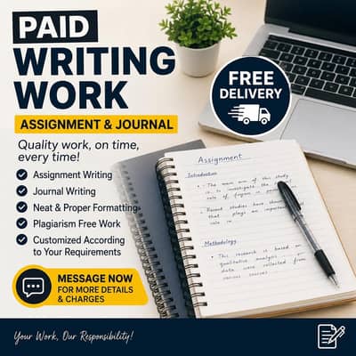 ASSIGNMENT AND JOURNAL WRITING