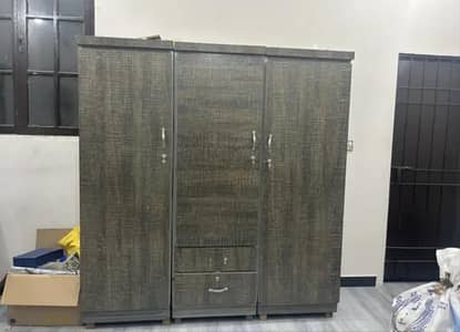 matching three door wardrobe and dressing table