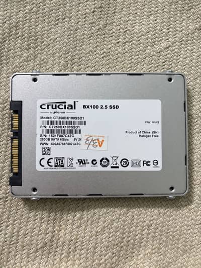 Crucial BX100 250GB SATA SSD