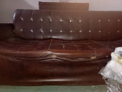 leather sofa